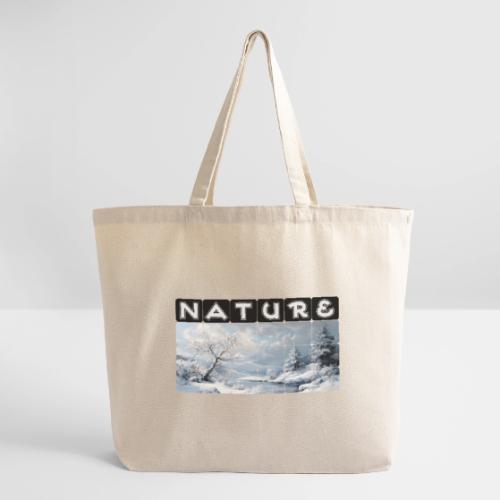 Nature: Winter Embrace - Eco-Friendly Cotton Tote
