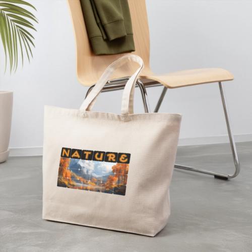 Nature: Golden Autumn Escape - Eco-Friendly Cotton Tote