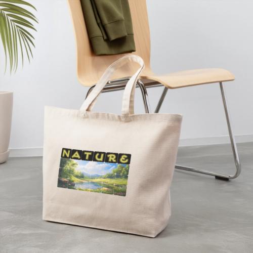 Nature: Springtime Serenity - Eco-Friendly Cotton Tote