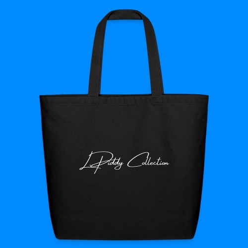 Official L.Piddy Collection Logo in White - Eco-Friendly Cotton Tote