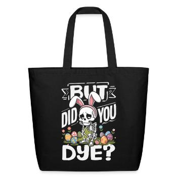 Cute Happy Easter Bunny Egg Hunt Squad - Eco-Friendly Cotton Tote - black - Front