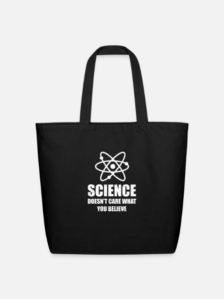 science scientist science Dr. - Eco-Friendly Cotton Tote - black