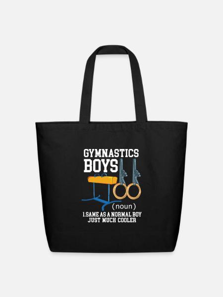 GYMNASTICS: Gymnastics Boy Definition Gift - Eco-Friendly Cotton Tote - black