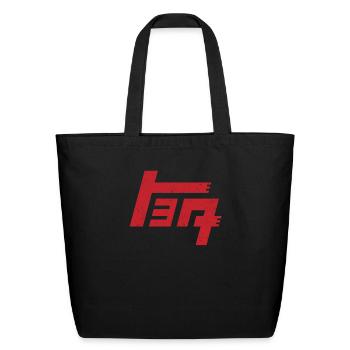 TEQ - Eco-Friendly Cotton Tote - black - Front