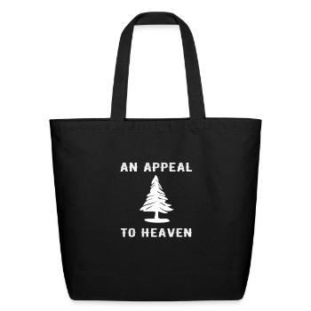 Appeal To Heaven American Revolution Pine Tree - Eco-Friendly Cotton Tote - black - Front
