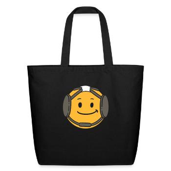WRESTLING: Wrestling Headgear - Eco-Friendly Cotton Tote - black - Front