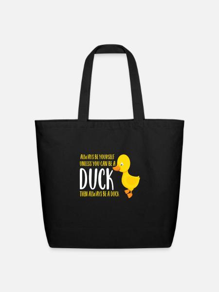 Duck - Eco-Friendly Cotton Tote - black