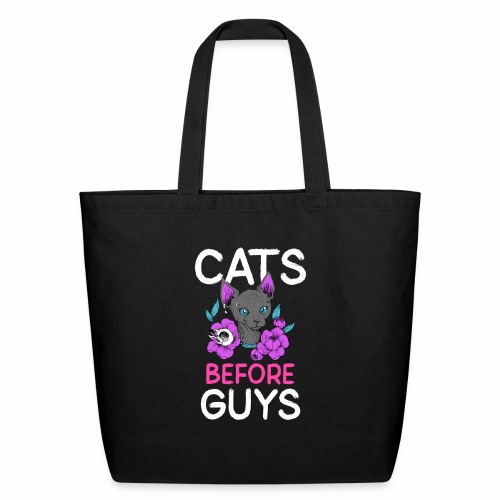 punk cats before guys heart anti valentines day - Eco-Friendly Cotton Tote