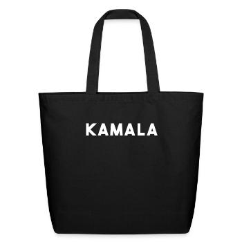 Kamala - Eco-Friendly Cotton Tote - black - Front