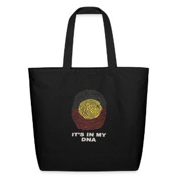 Aboriginal Basic DNA Pullover Sweatshirt - Eco-Friendly Cotton Tote - black - Front