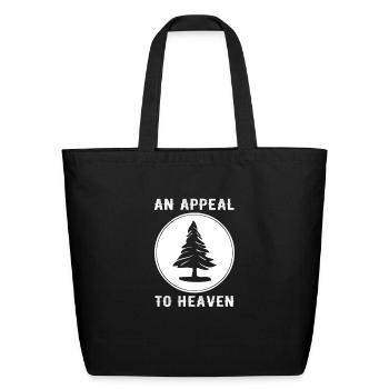 Appeal To Heaven American Revolution Pine Tree - Eco-Friendly Cotton Tote - black - Front