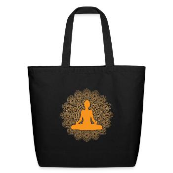 Transcendental Meditation Transcendental Yogi - Eco-Friendly Cotton Tote - black - Front