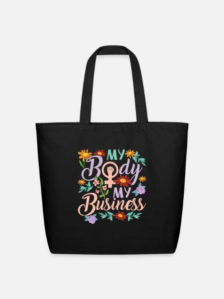 Feminist Women's Rights Female - Eco-Friendly Cotton Tote - black