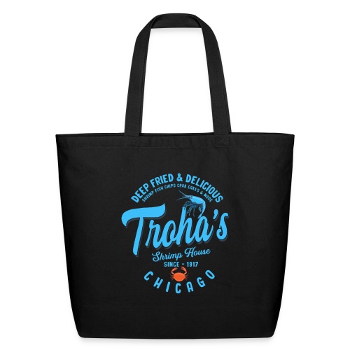 Deep Fried & Delicious Design dark colored shirts - Eco-Friendly Cotton Tote