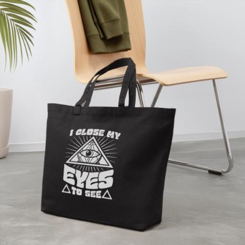 I Close My Eyes To See - Eco-Friendly Cotton Tote