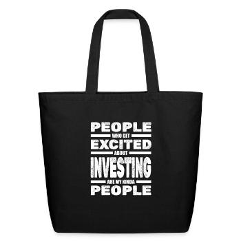 Capitalism Investor Entrepreneur Financier - Eco-Friendly Cotton Tote - black - Front