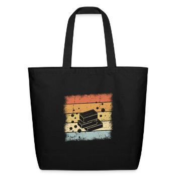 Making Soap - Eco-Friendly Cotton Tote - black - Front