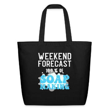 Soap Making Soap Maker - Eco-Friendly Cotton Tote - black - Front