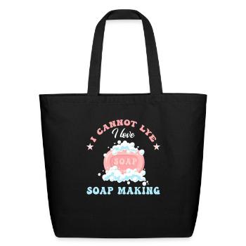 Soap Making Soap Maker - Eco-Friendly Cotton Tote - black - Front