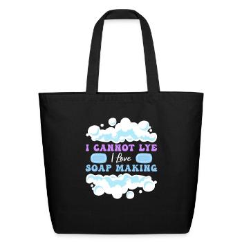 Soap Making Soap Maker - Eco-Friendly Cotton Tote - black - Front