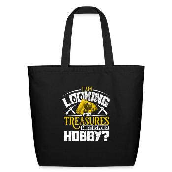 Gold Panning Gold Mining - Eco-Friendly Cotton Tote - black - Front