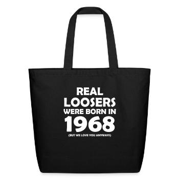 Creative Bday Present And Funny Birthday Gift 1968 - Eco-Friendly Cotton Tote - black - Front