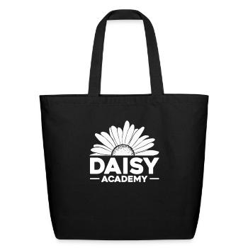 Daisy Garden Gardening Gardener - Eco-Friendly Cotton Tote - black - Front