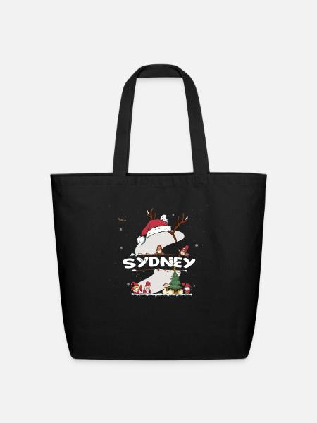 Sydney Christmas - Sydney Name funny Xmas - Eco-Friendly Cotton Tote - black