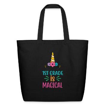 Grade Is Magical - Eco-Friendly Cotton Tote - black - Front