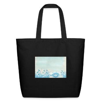 Winter dream - Eco-Friendly Cotton Tote - black - Front