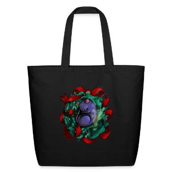 Christmas mouse - Eco-Friendly Cotton Tote - black - Front