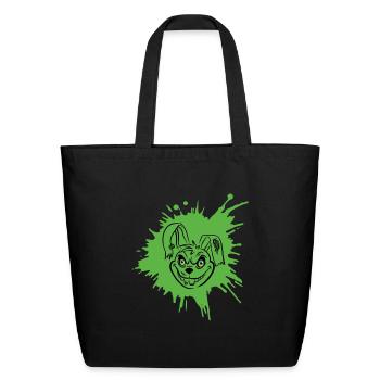 Bad Rabbit - Eco-Friendly Cotton Tote - black - Front