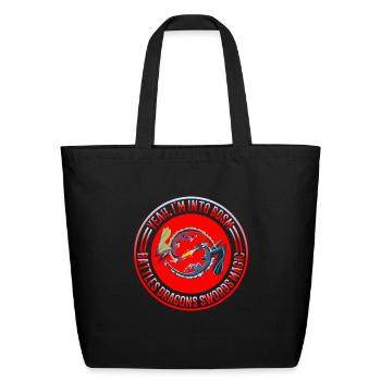 I'm Into BDSM, Battles Dragons Swords Magic 4 - Eco-Friendly Cotton Tote - black - Front