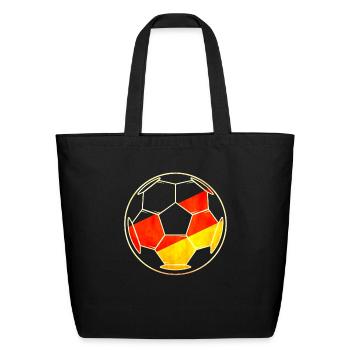 Germany 2022 Football Germany Flag - Eco-Friendly Cotton Tote - black - Front