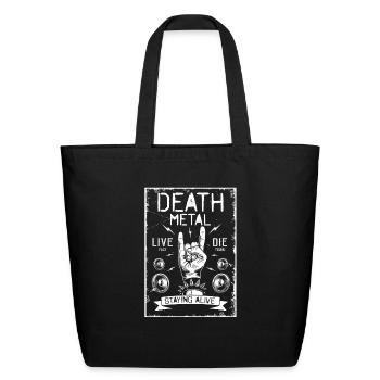 Heavy Metal - Eco-Friendly Cotton Tote - black - Front