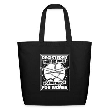 Nurse Nursing Registered Nurse - Eco-Friendly Cotton Tote - black - Front