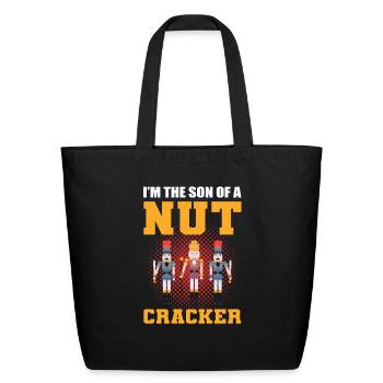 Nutcracker Christmas Ballet Dancer Nutcracker Crew - Eco-Friendly Cotton Tote - black - Front