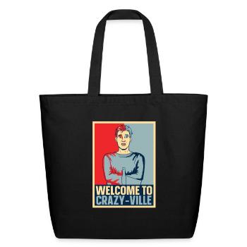 Nurse Nursing Psych Nurse - Eco-Friendly Cotton Tote - black - Front