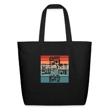 Nurse Nursing Psych Nurse - Eco-Friendly Cotton Tote - black - Front