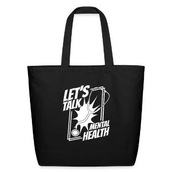 Nurse Nursing Psych Nurse - Eco-Friendly Cotton Tote - black - Front