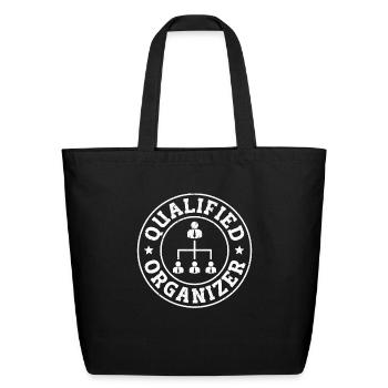 Leadership Organizer - Eco-Friendly Cotton Tote - black - Front