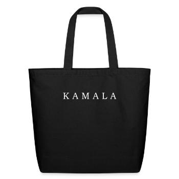 Kamala Harris - Eco-Friendly Cotton Tote - black - Front