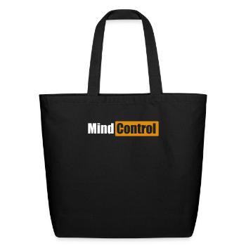 Mind control - Eco-Friendly Cotton Tote - black - Front