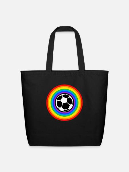Grant Wahl Rainbow Shirt - Eco-Friendly Cotton Tote - black