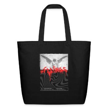 Feelings Streetwear - Eco-Friendly Cotton Tote - black - Front