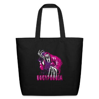 Bogyphobia scary creature Bogyphobia scary creatur - Eco-Friendly Cotton Tote - black - Front
