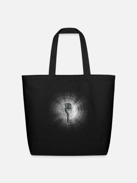 Out Of Phase - Eco-Friendly Cotton Tote - black