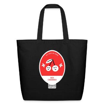All Juice No Seeds Cap - Eco-Friendly Cotton Tote - black - Front