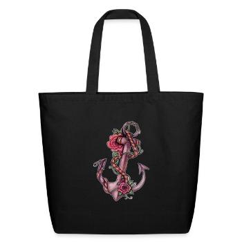 Anchor Me - Eco-Friendly Cotton Tote - black - Front