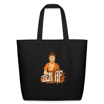 Buddha Buddhist Zen Zen Buddha - Eco-Friendly Cotton Tote - black - Front